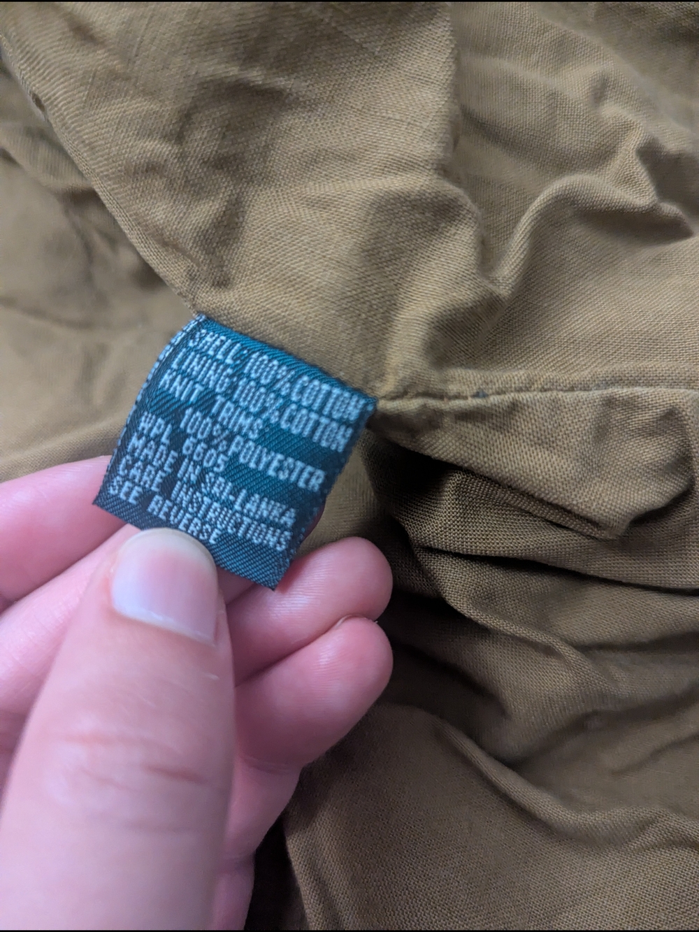 Dunbrooke Two-Tone Denim Bomber Jacket in Blue and Brown - Picture 9 of 12